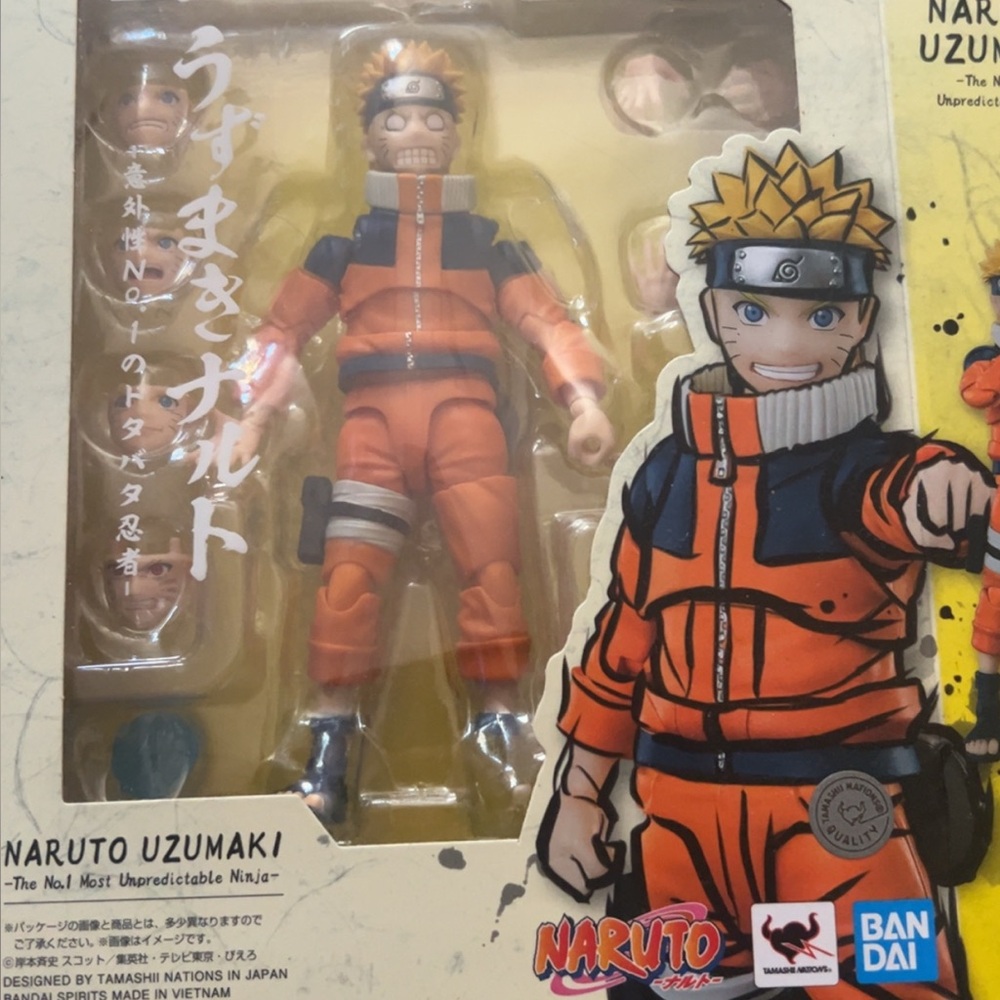 Naruto Uzumaki SH FIGURE ARTS *MISSING FOOT*